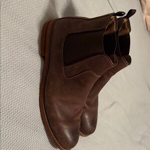 Florsheim Dark Brown Leather Ankle Boots